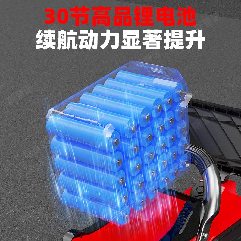 德国锂电锯伐木锯大容量锂电池42V小型手持16寸充电式家用锯砍树