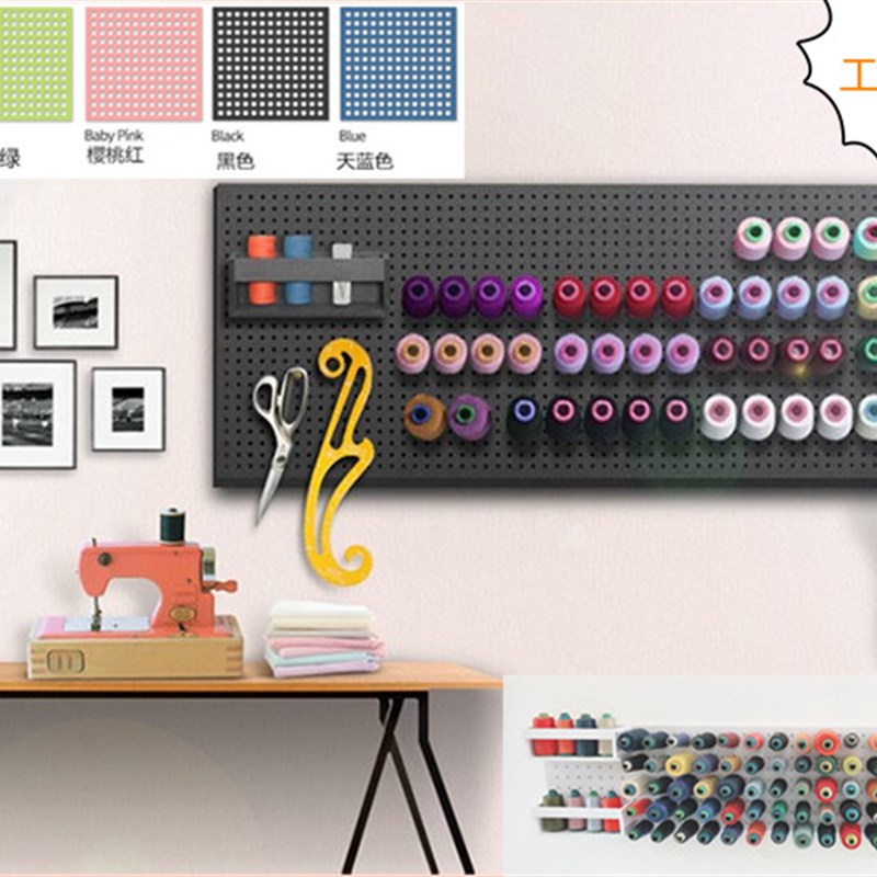 缝纫线架放宝塔线家用线圈架可放100轴缝纫收纳架线托壁挂式l置物
