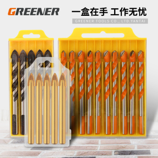 多功能玻璃开孔器泥墙混凝土专用电钻打孔神器 三角陶瓷砖钻头套装