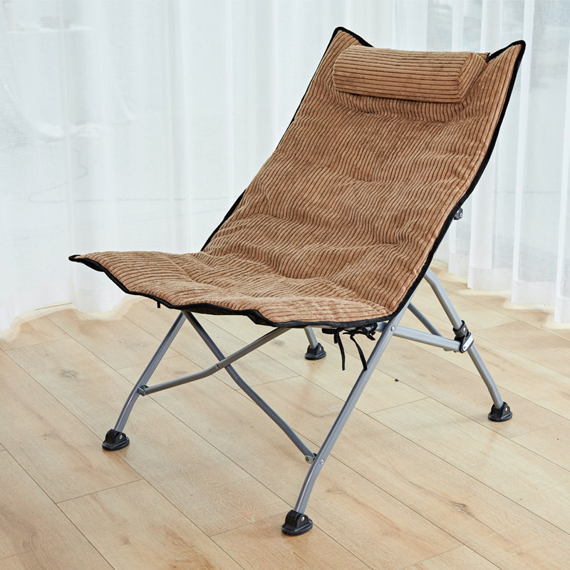 躺椅折叠午休椅子办公室睡椅床便携靠背椅孕妇椅家用阳台休闲椅夏