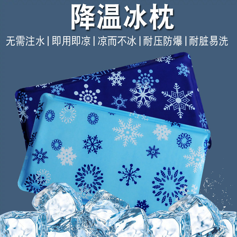 夏季冰垫冰枕大人水枕头学生夏天降温冰枕头儿童免注水冰凉枕水袋