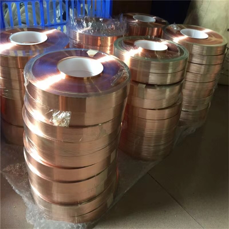 T2纯铜带 铜片 铜皮 铜箔 铜带 紫铜带 Y半硬 M软态 易拉伸0.01-3