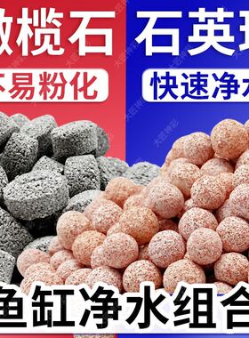 鱼缸过滤滤材净水石英球空心石英球培菌球过滤球形滤材硝化细菌屋