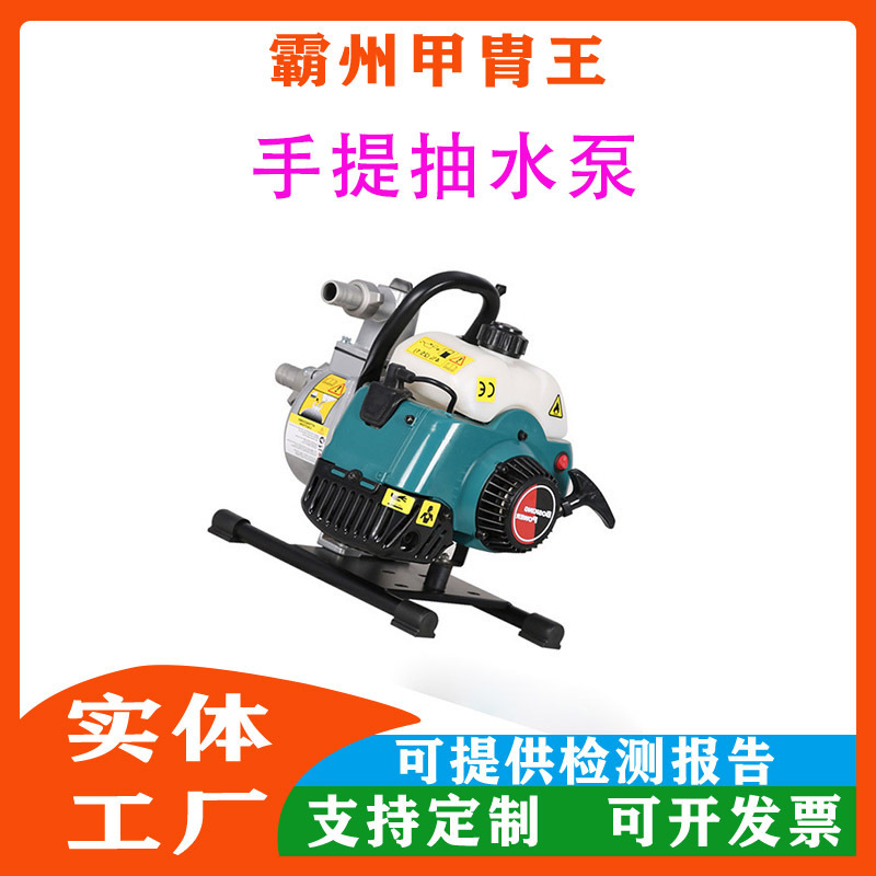 便携式手提QGZ25-30(1E40F-6A)汽油动力自吸水泵园林抽水泵