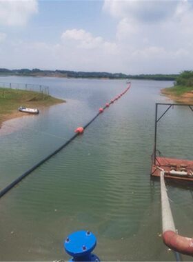 内径220/250水上工程夹管浮子 橘红色分体式组合管道浮筒