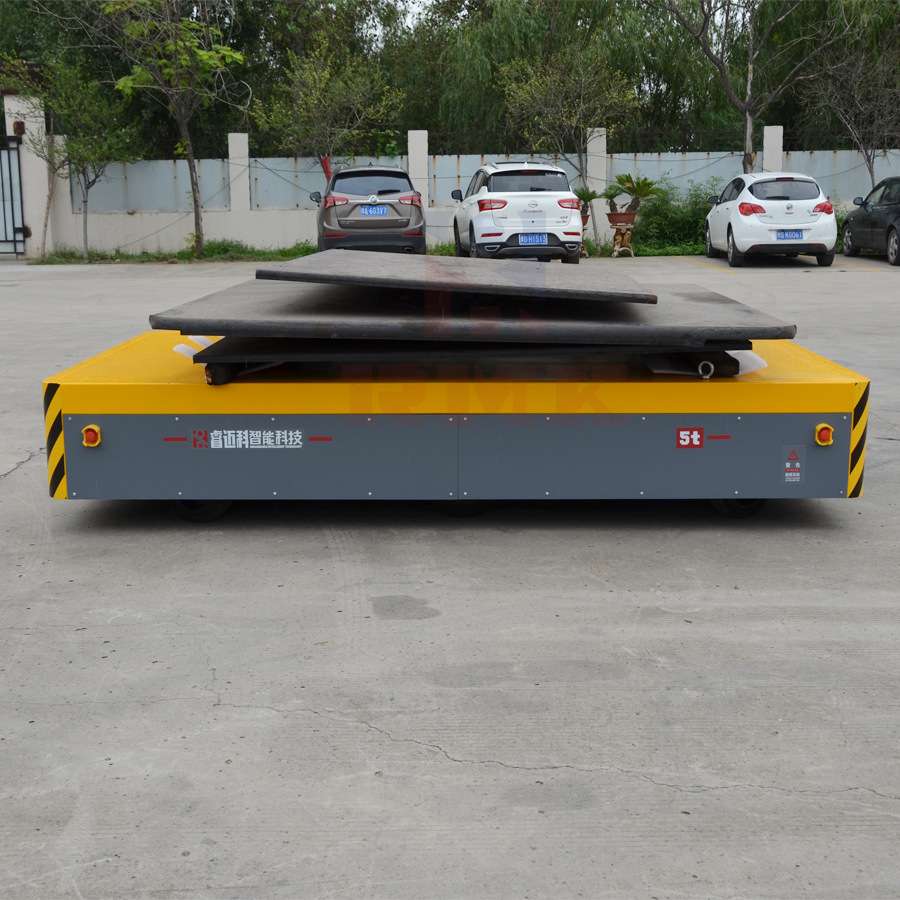 可差速转向无轨平板车电动低台面无轨地平车原材料周转无轨胶轮车