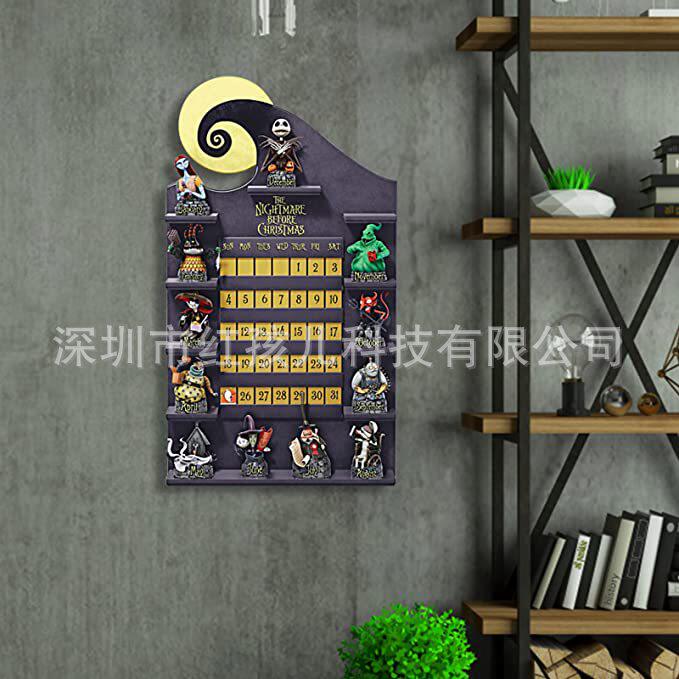 跨境圣诞倒计时日历  欧美家居圣诞装饰品 用于门牌家居