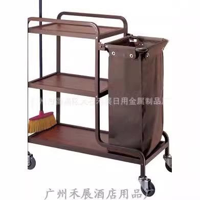 生产酒店客房服务车房口车布草车客房服务车单边房口车