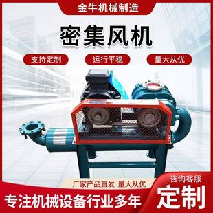 厂家密集风机污水处理鱼塘增氧曝气设备沼气增压密集型罗茨风机