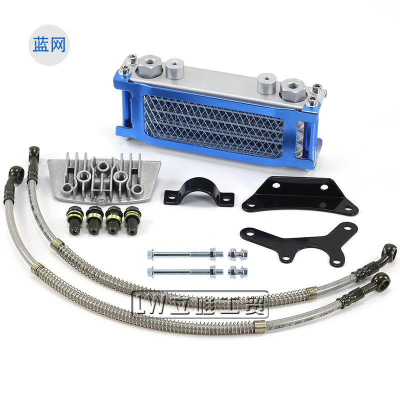 越野摩托车monkey bike油冷器猴子车弯梁车机50-110cc铝制散热器