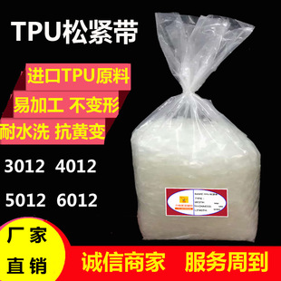 现货3012TPU松紧带4012磨砂带5012弹力6012透明带高弹性宽松紧带