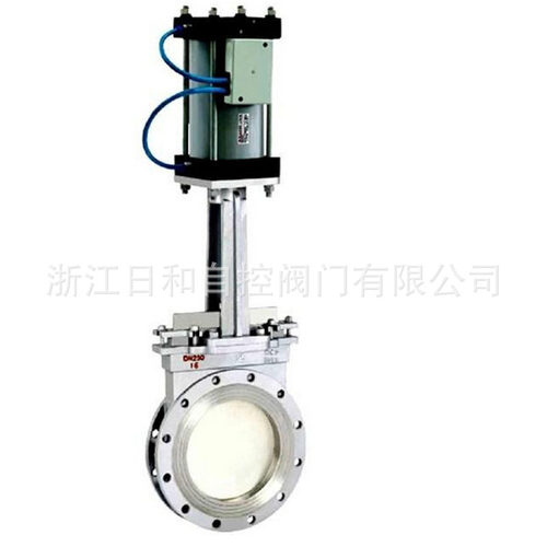 长期供应 dn200气动刀闸阀 WCB铸钢暗杆刀型闸阀DMZ73X-16C