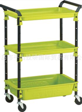 TRUSCO中山TWR-4-GR三层工具车手推车三层小推车