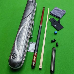 皮尔力静远VK系列九球杆花式大头桌球杆中式黑八二分之一台球杆