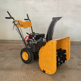汽油抛雪机多功能小型除雪机手推式景区工厂路面抛雪机电动除雪机