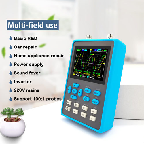ZEEWEII DSO2512G 2.8英寸手持式数字示波器120M带宽双通道示波器