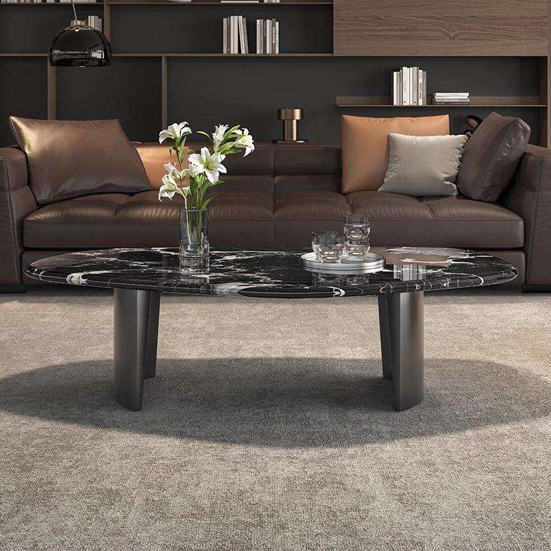 大理石现代意式极简轻奢大小简约茶几组合客厅小户型高级家居现货