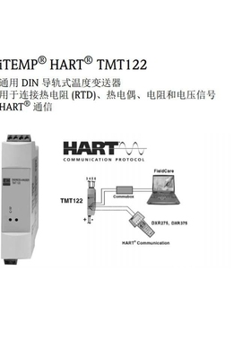 导轨型温度变送器TMT122-AAAAA德国E+H