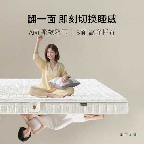 小弹垫薄垫 儿童床垫弹簧垫黄麻可拆卸0胶水学生宿舍护脊垫榻榻米