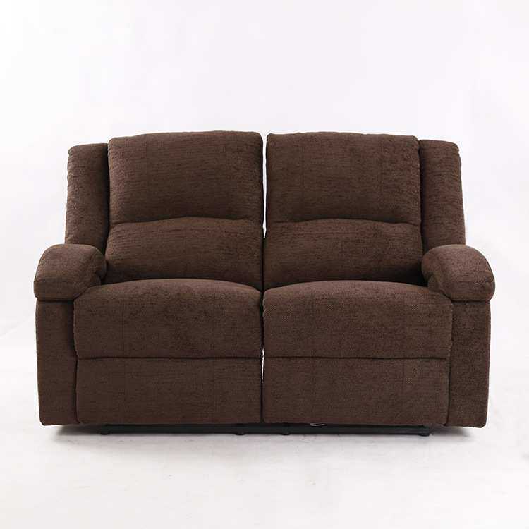 睿客临布艺沙发功能可躺沙发客厅沙发家用沙发棕色布沙发椅盟安吉