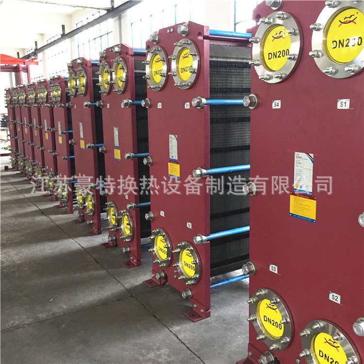 换热片 暖气板式换热器 不锈钢过水热家用水源热泵 容积式换热器