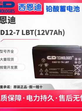 西恩迪大力神蓄电池LBTY12V7AH9A12A18A50A100A150A200A机房基站