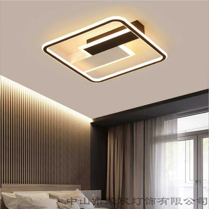 客厅灯2020新款led长方形现代吸顶灯大气套餐创意主书房LED卧室灯