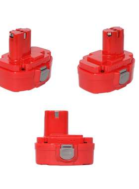 电动工具电池18v1500mAh用于牧田MAK工具配件手电钻红色镍氢电池