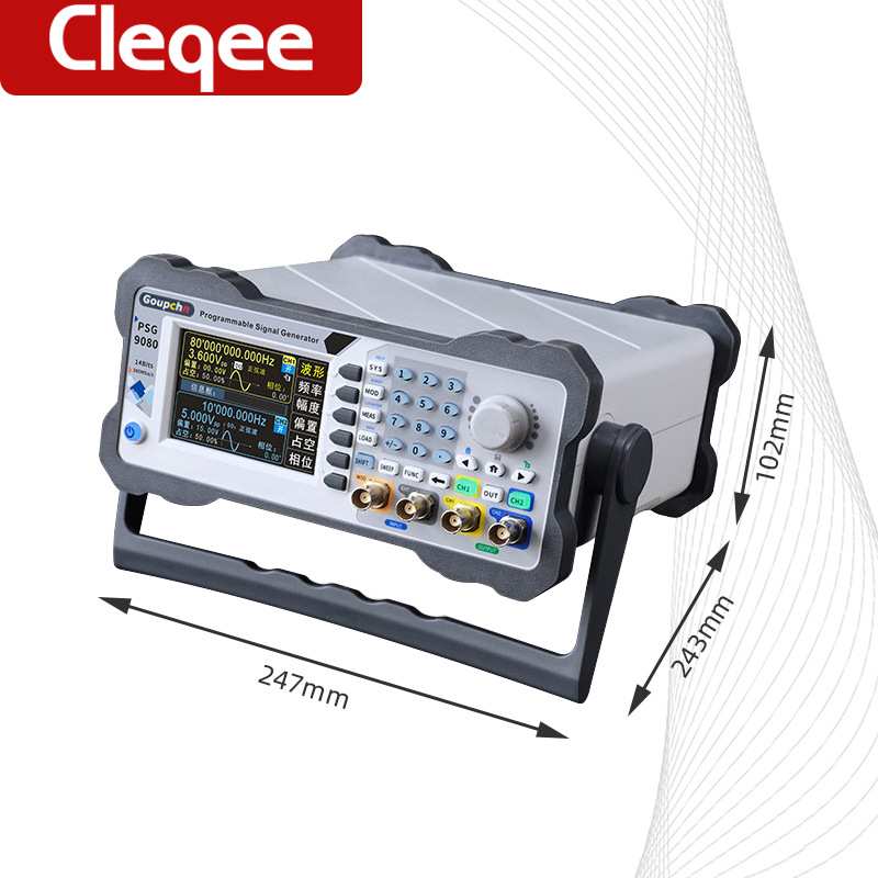 CleqeePSG9060全数控双通道函数任意波形信号发生器可编程