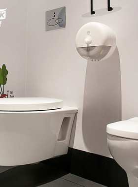 多康中心抽大卷纸盒T9纸巾卫生间厕纸架纸巾盒厕所壁挂式681000