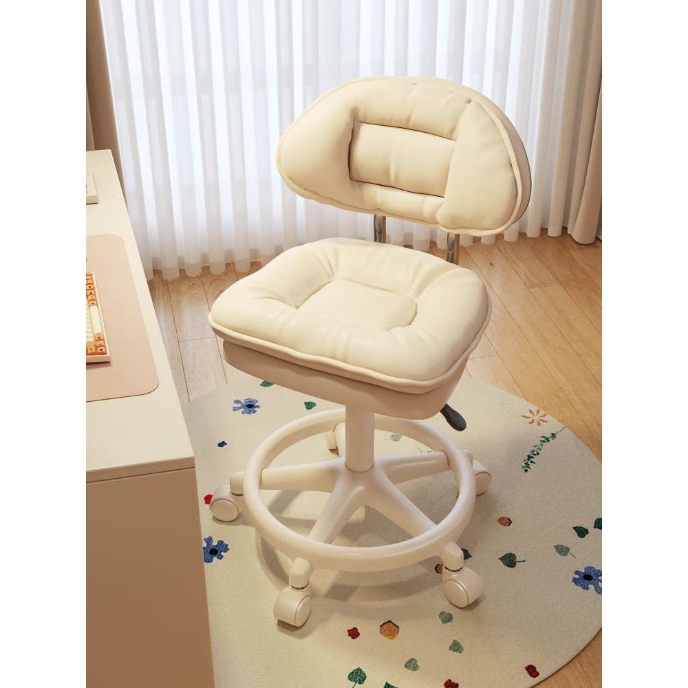 ?化妆椅家用靠背梳妆台凳子女生卧室奶油风美甲滑轮升降转椅,电子元器件市场,其它元器件,淘宝优惠券,粉丝福利购,淘宝优惠卷