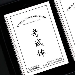 考试体衡水体应试体古诗文人民日报金句励志语录硬笔临摹练字帖