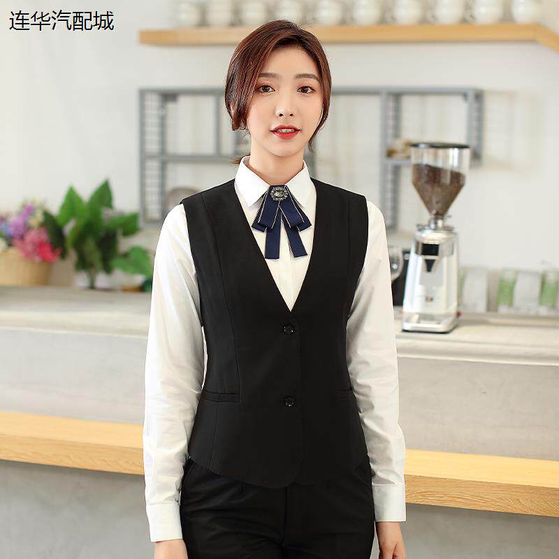 春季职业马夹套装女酒店工作服制服服背心马甲公司正装工作服