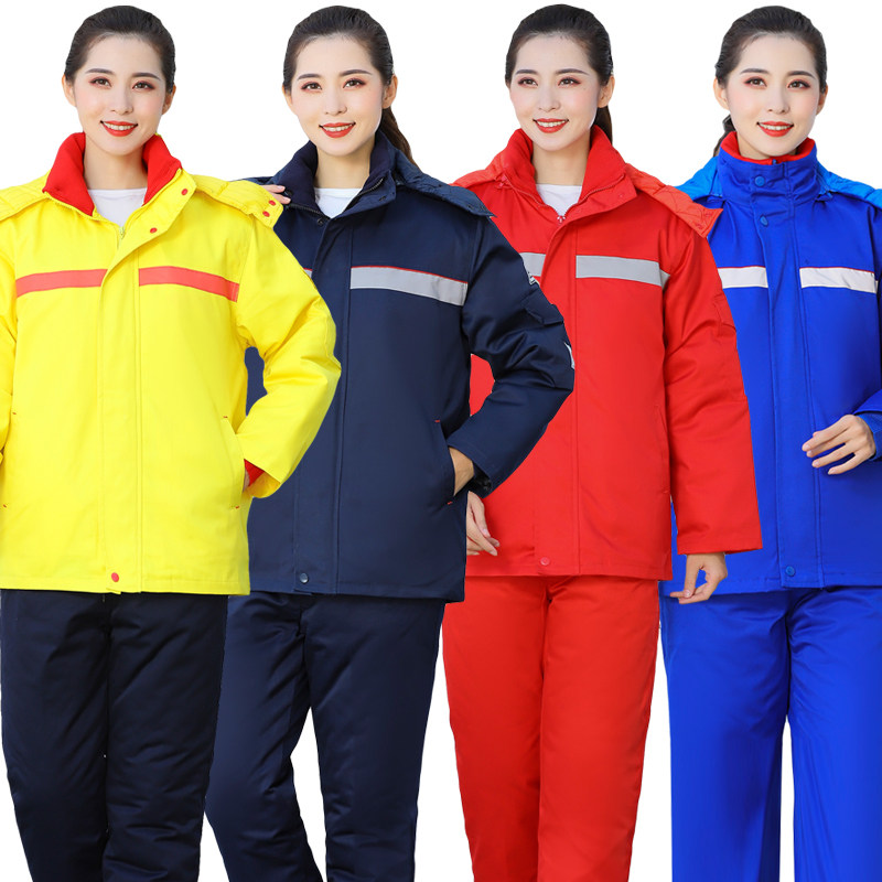 加油站工作服冬装防静电图片