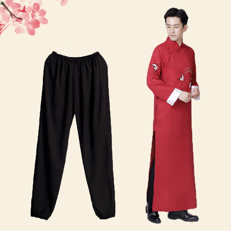 相声服灯笼裤薄款束脚大