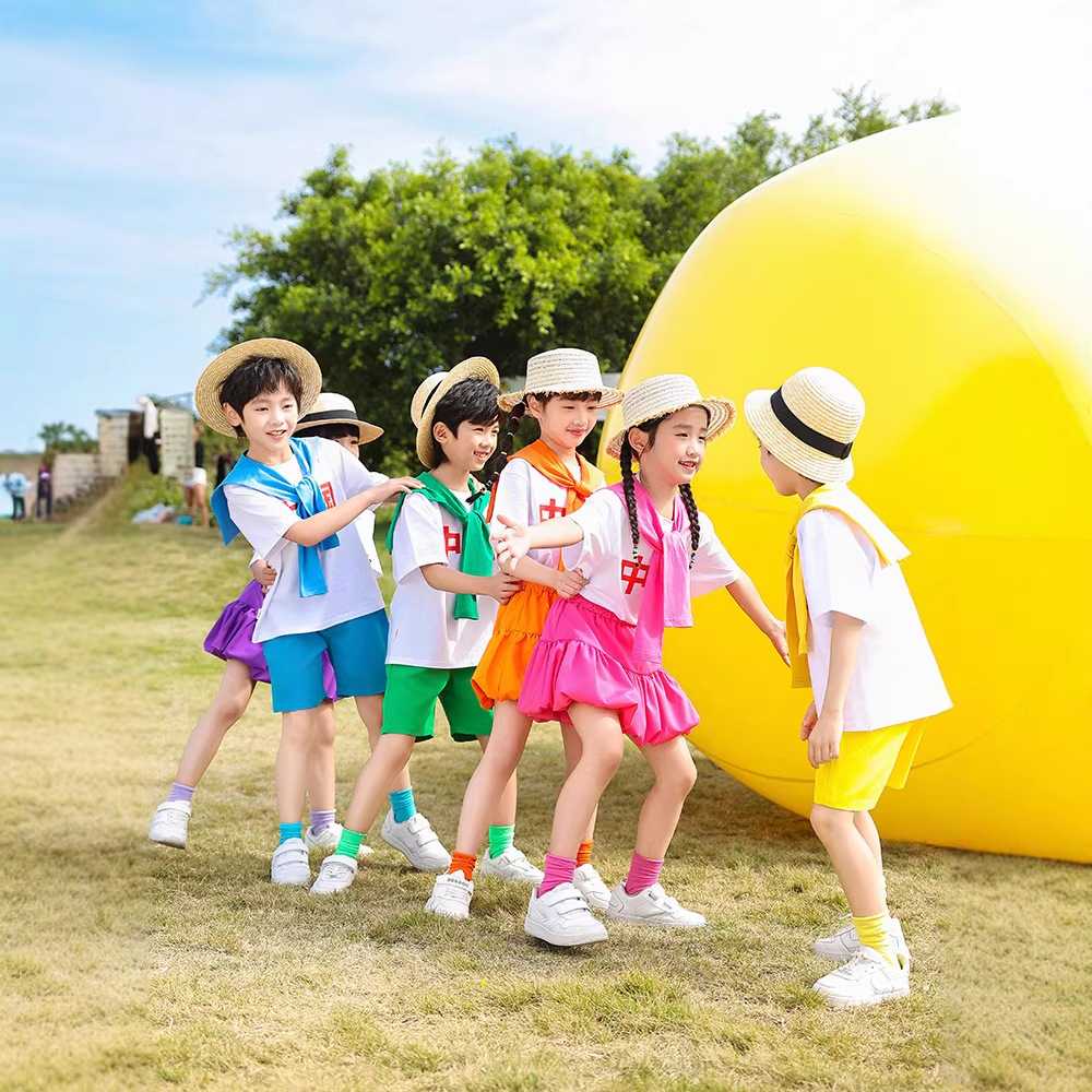 幼儿园夏季国风园服套装|棉质+