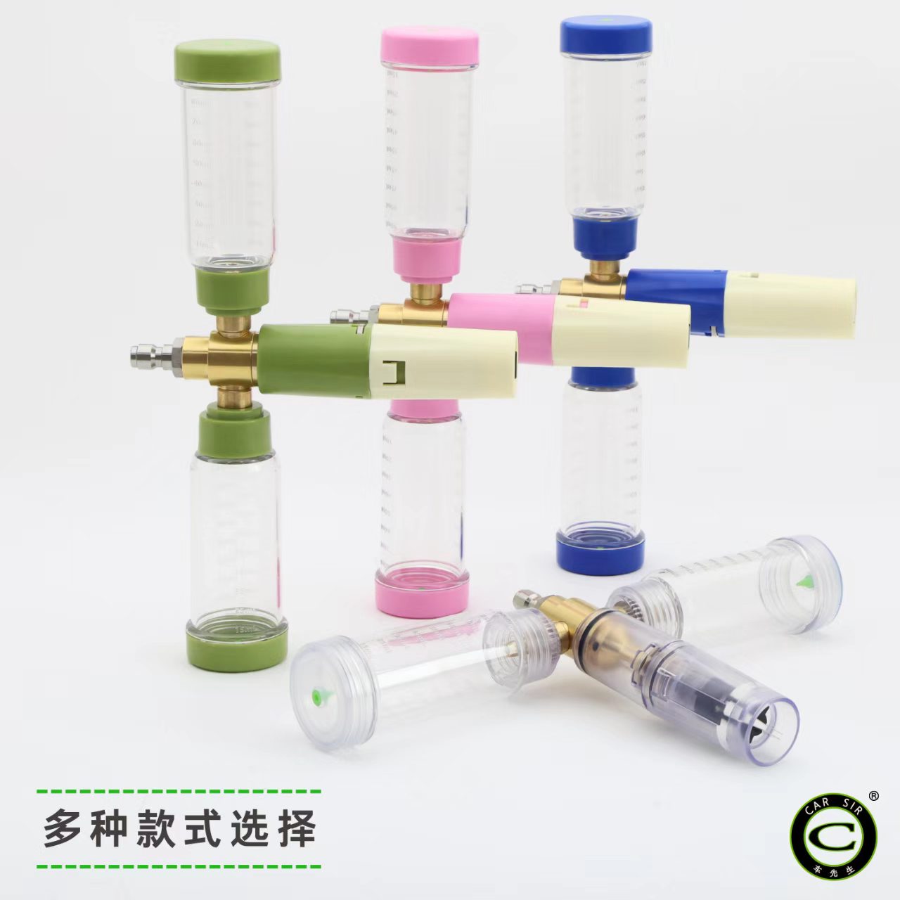 新款PA壶双壶身原液壶100ml纯铜材质可调泡沫喷壶耐酸碱材质图片