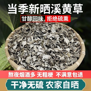 新鲜溪黄草正宗干净无杂养生有益熬夜旰茶冲泡湿茶泡茶水喝旗舰店