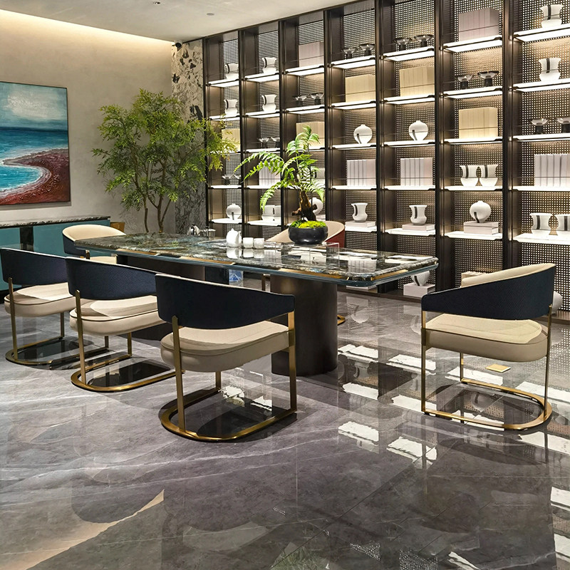 加澄蓝宝石奢石泡茶桌简约现代设计师别墅家用轻奢天然大理石茶台,住宅家具,家用茶台/茶桌,淘宝优惠券,粉丝福利购,淘宝优惠卷