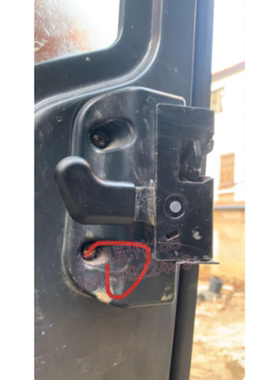 新款斗山DX55/60-9C驾驶室门锁总成 内拉手壳 门锁盖板挖掘机配件