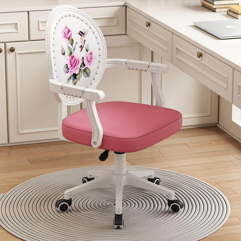 拉车套罩电脑椅家用舒适椅子靠背升降椅学生宿舍书房椅办公椅欧式