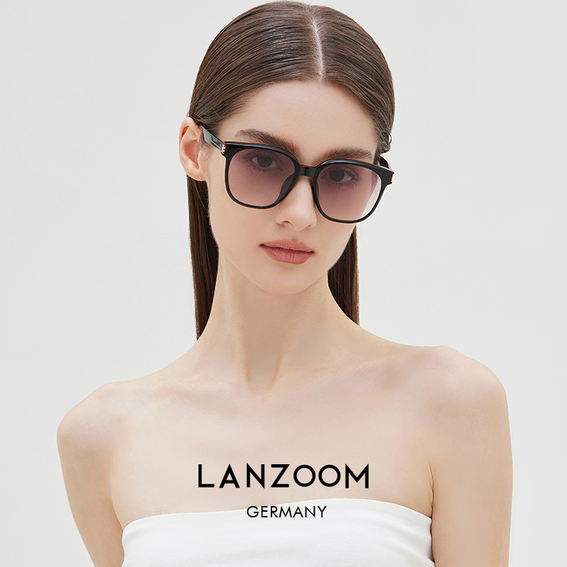 德国LANZOOM蓝族墨镜Blies太阳镜女款高级感大脸显瘦防紫外线防晒