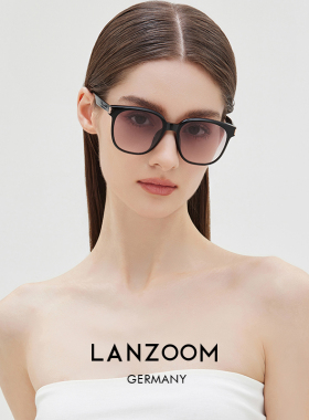 德国LANZOOM蓝族墨镜Blies太阳镜女款高级感大脸显瘦防紫外线防晒