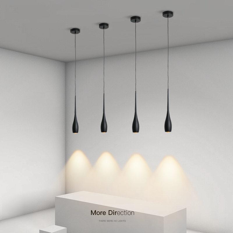 设计师led餐厅灯吊灯头简约现北欧客厅厨房意式个性吧台灯具