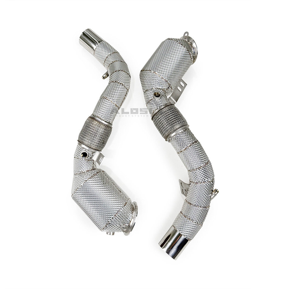 宝马X5MF854.4T不锈钢排气管