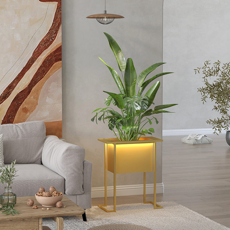 灯光花箱北欧方形太阳能发光花盆铁艺客厅阳台室外户外花坛,鲜花速递/花卉仿真/绿植园艺,其它园艺用品,淘宝优惠券,粉丝福利购,淘宝优惠卷