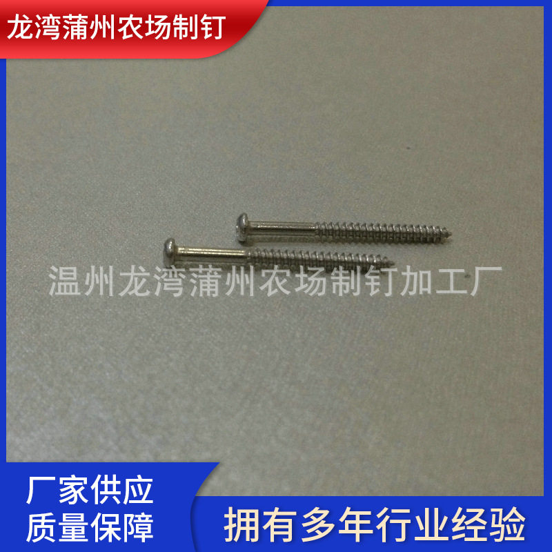 半圆自攻 不锈钢自攻螺钉 多规格不锈钢圆头十字螺钉十字槽