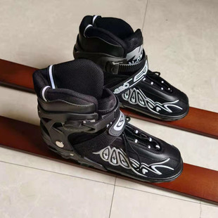 新款复古流行双板 冬季游乐园冰雪天地滑行双板 厂家供应滑雪板