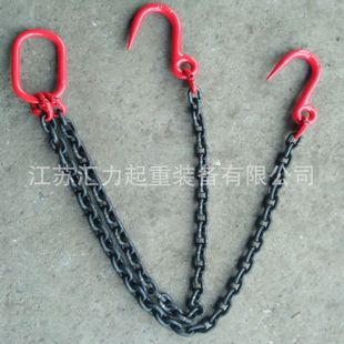 双钩链条索具5t1m 2腿链条吊具5t1.5m 2叉起重吊链