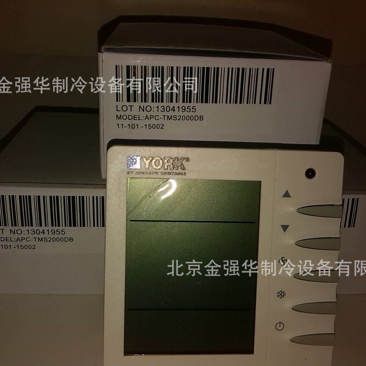 约克YORK温控面板APC-TMS2000DA液晶温控 中央空调用风盘三速开关